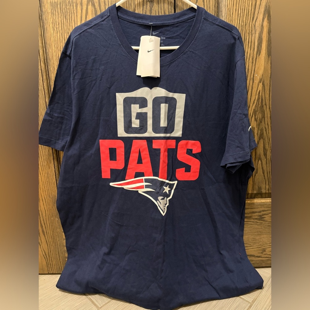 Nike Navy Tee with White Swoosh